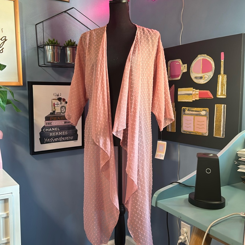 Lularoe shirley pink cardigan